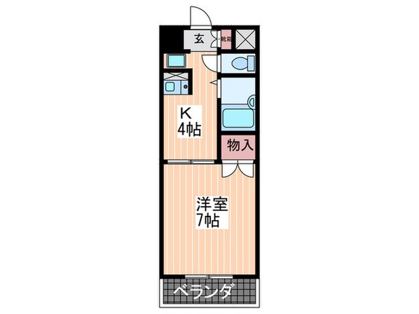 ＣＡＳＡＤＥＳＯＬ己斐の物件間取画像